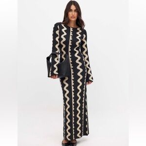 NA-KD Knit Long Sleeve Dress
